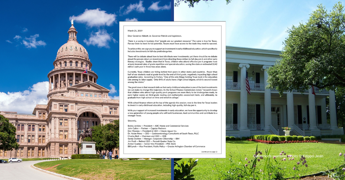56 TX Biz Leaders Urge Full-Day Pre-k Funding