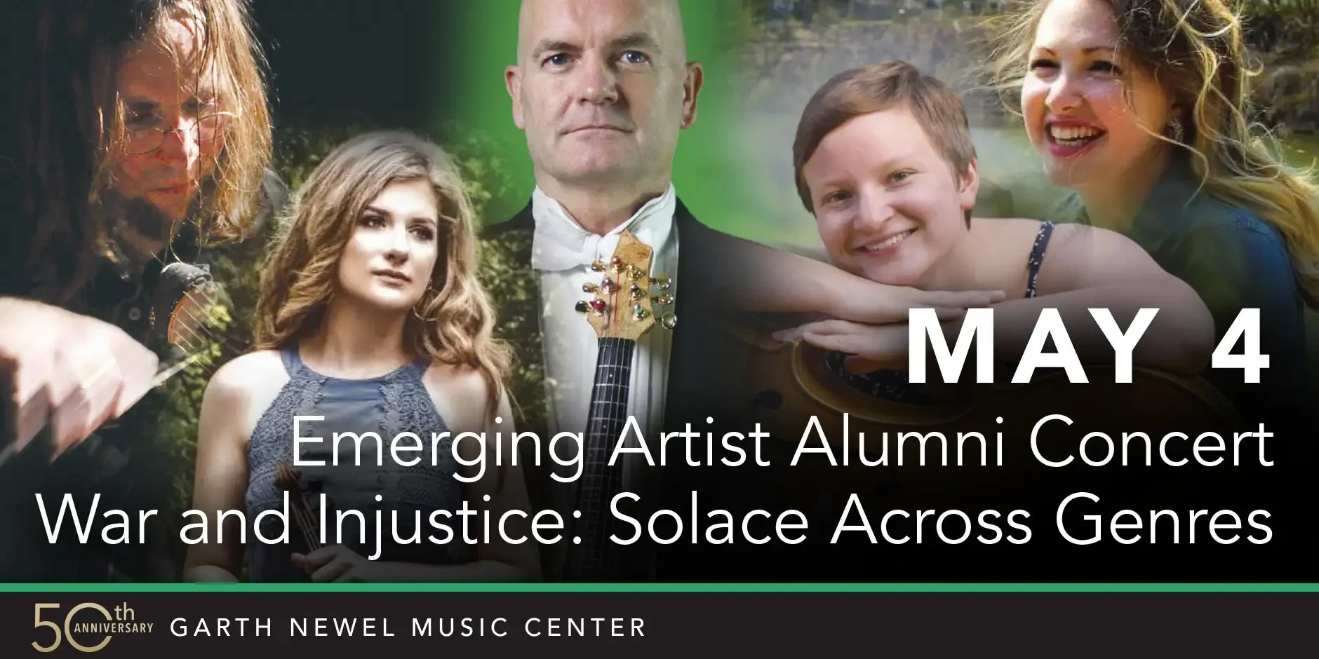 Emerging Artist Alumni Concert with University of Illinois Electric Strings graduate students Anna Wallace and Chuck Bontrager