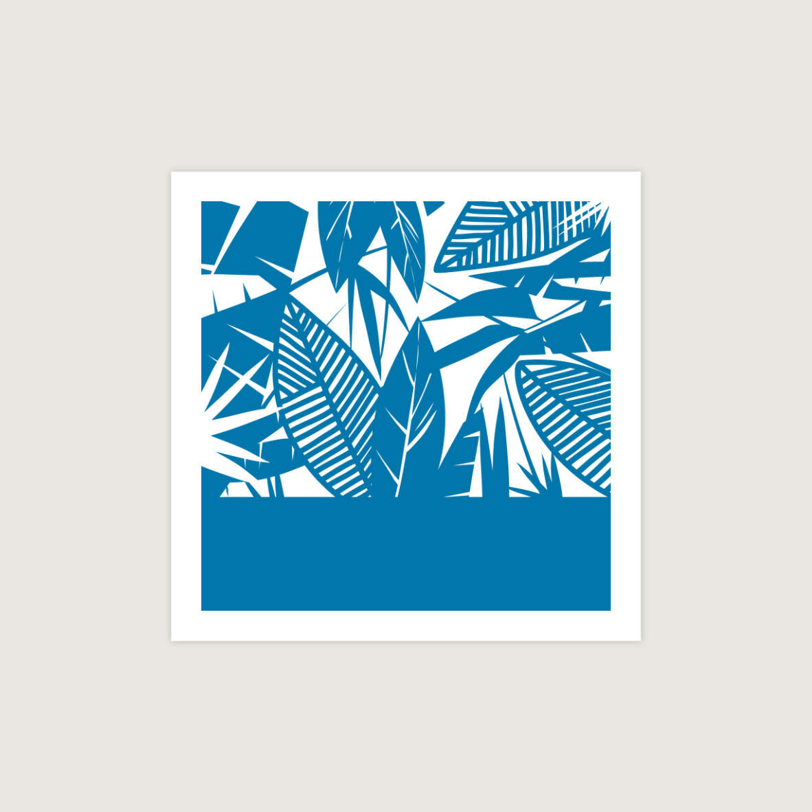 Tropical Pattern 03A Blue 