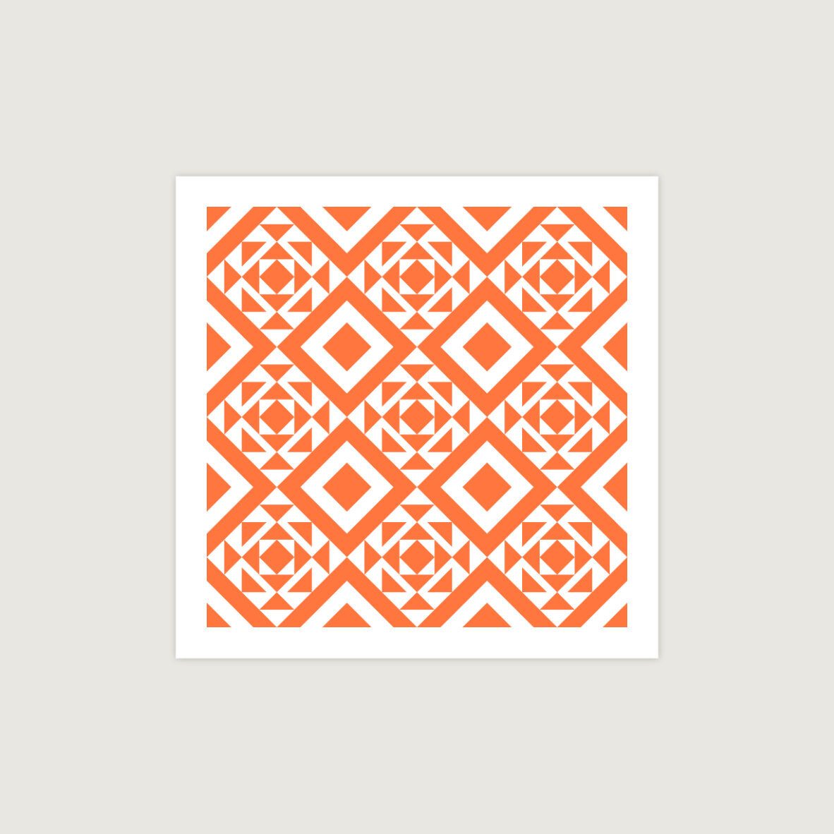 Bohemian Geometric Pattern 02D