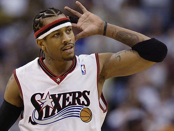 Allen Iverson played 14 years in the NBA, was an 11-time All-Star, won the All-Stare game MVP in 2001 and 2005 and was NBA's MVP in 2001. 