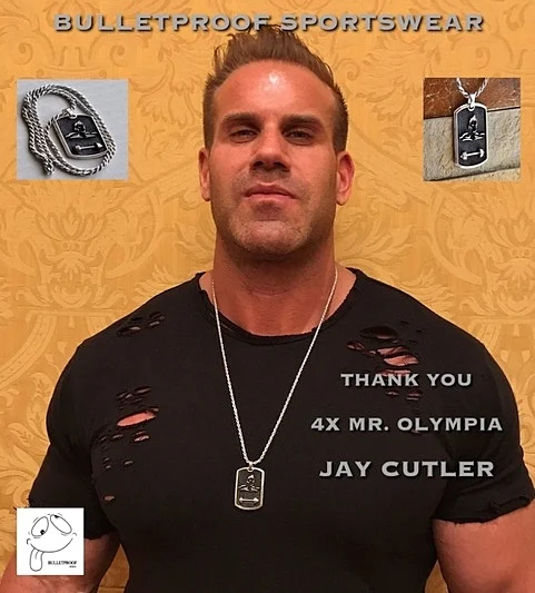 WE DO CUSTOM ORDERS AND LOOK WHO WEARS BULLETPROOF SPORTSWEAR JEWELRY