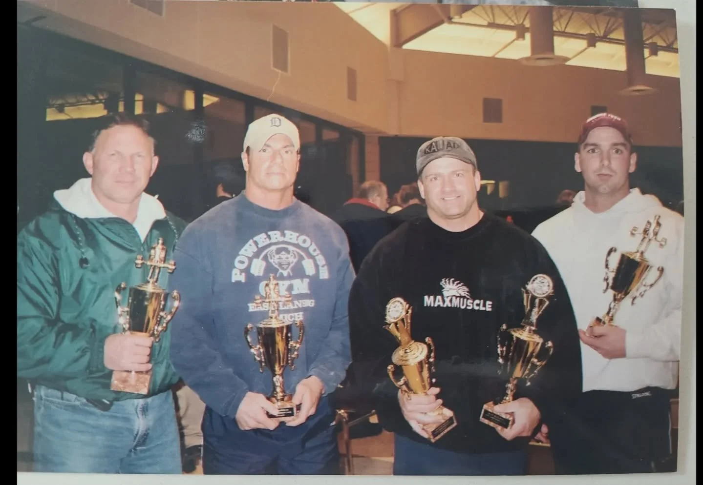 Here's an oldie...not sure what year this is....2005?
By the looks of my bloated face...I probably was around 215lbs lol 

760 squat 540 bench 650 deadlift 1950 total at 220 masters was my best at the fun age of 54. I missed a 705 deadlift that day..