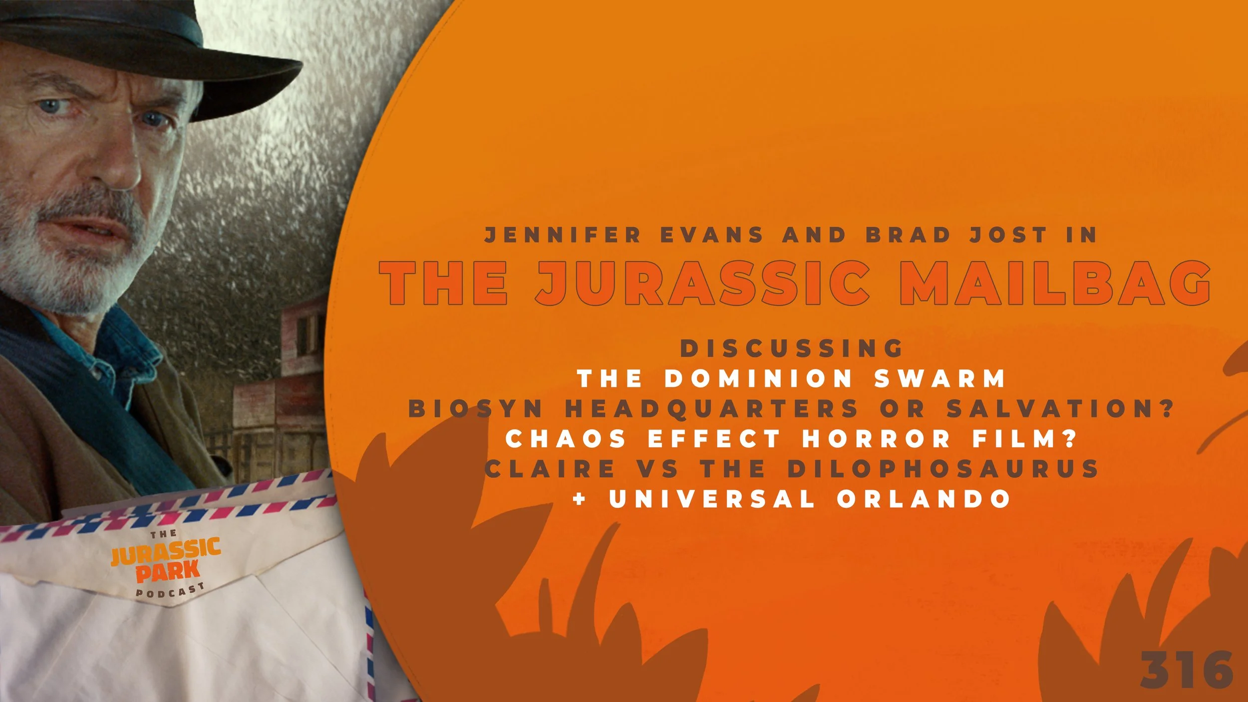 Jurassic Mailbag - April 2022 - w/ Jennifer Evans | Dominion Swarm, Biosyn Headquarters, Claire VS Dilophosaurus, Chaos Effect Horror + More!