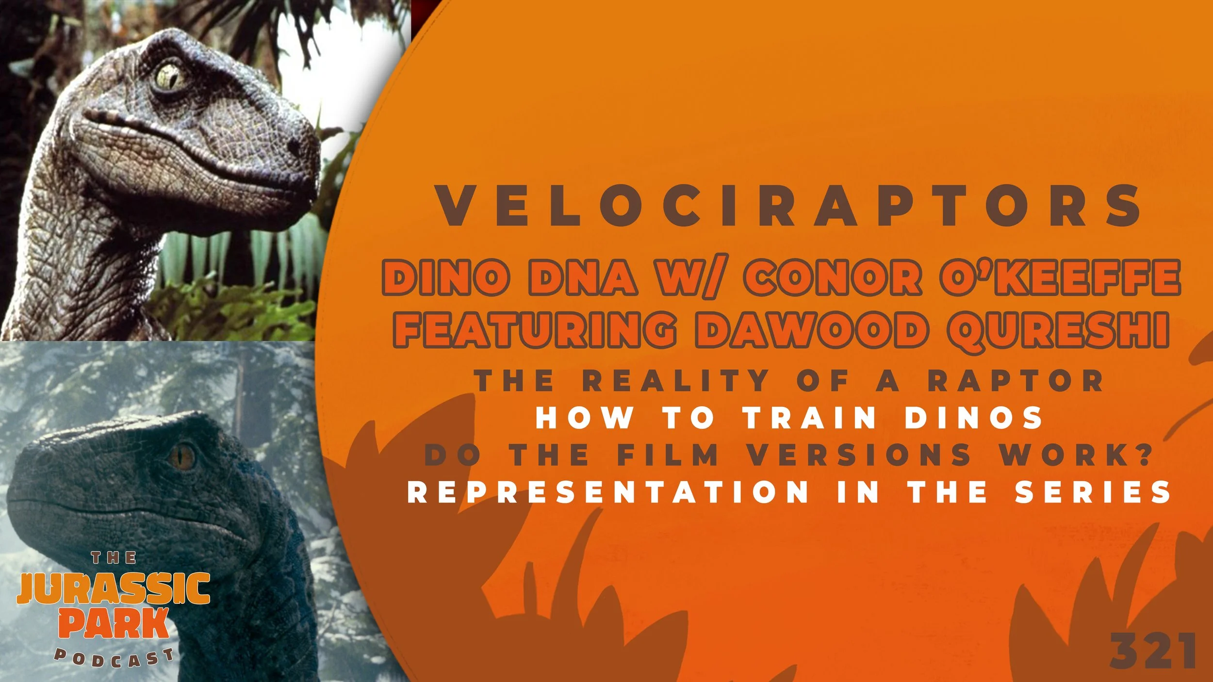 Dino DNA w/ Conor O'Keeffe | Velociraptors (Realism, Feathers and Training) with Dawood Qureshi!