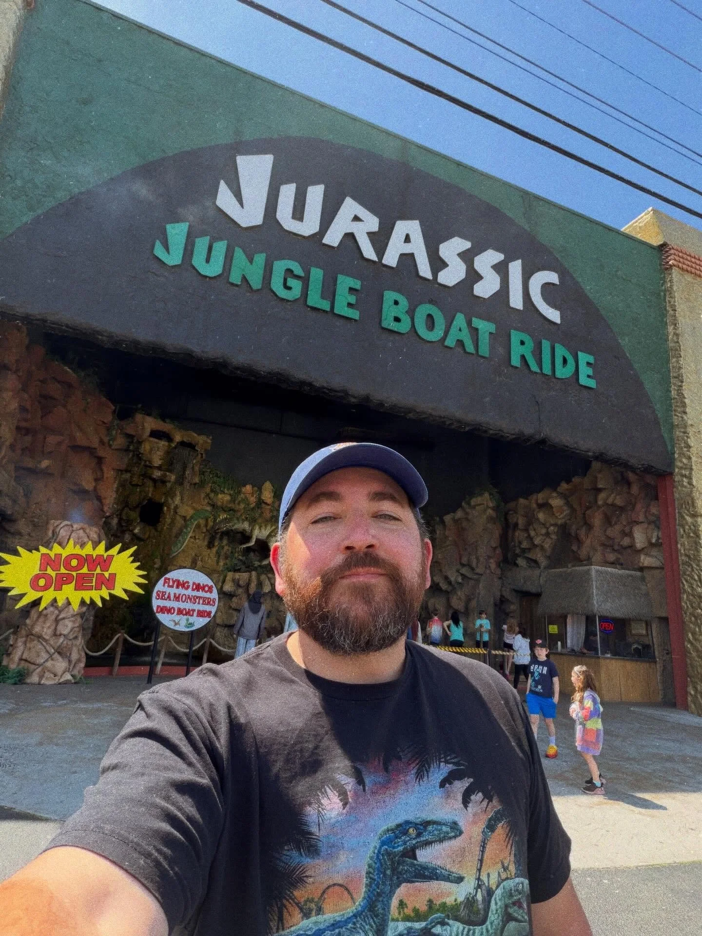 Spotted a ton of dinosaurs out in Tennessee last week! #jurassicjungleboatride #theislandpigeonforge @theislandpf #dinosaurs #dino #dinosaur