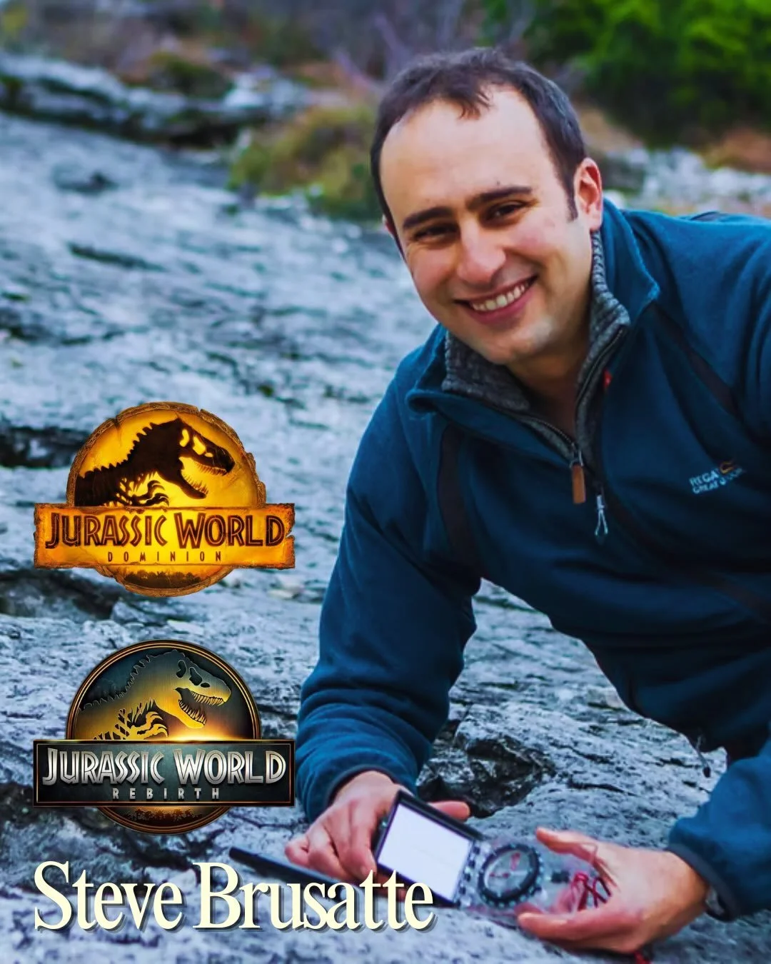NEW EPISODE: @steve.brusatte joins the show this week to talk about birds, dinosaurs, Jurassic World Rebirth, Jurassic Park 3 and the Spinosaurus in an all new episode of DINO DNA with @conorontology! It was an excellent episode, so don&rsquo;t miss 