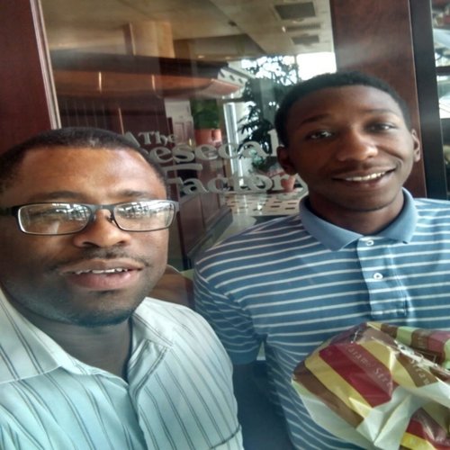 Pictured: Mentor Eric & Mentee Tevin