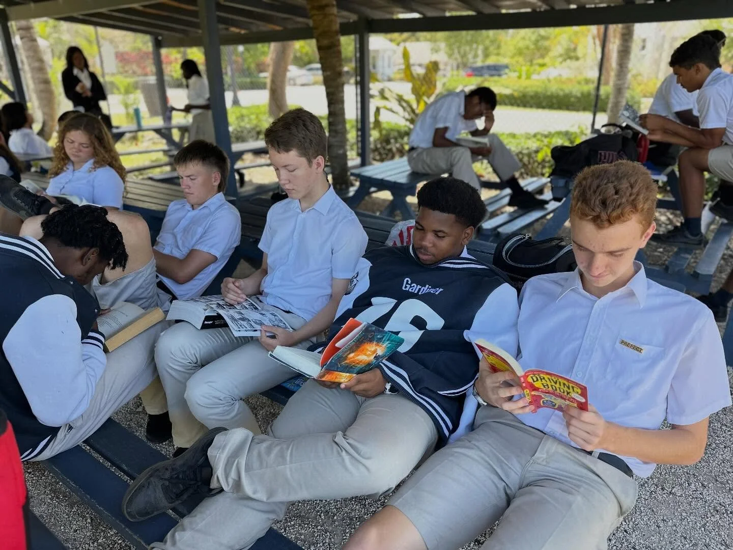 Our high school students took a moment to slow down and connect with the power of reading during &ldquo;Stop, Drop, and Read&rdquo; for Literacy Week. Books were opened and distractions set aside as students immersed themselves in stories.

#Literacy