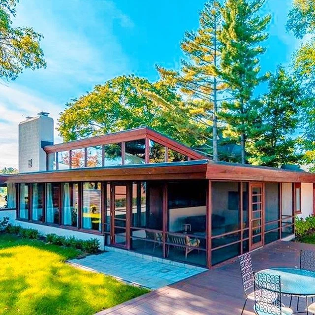 I normally don&rsquo;t post photos from the MLS (as they are low quality, wide-angle, and always has this goofy &ldquo;sheen&rdquo; to them), but this #midcentury dream from Flint, MI is worth a rule-breaking. Listed by @bhhsrealestate (who hasn&rsqu