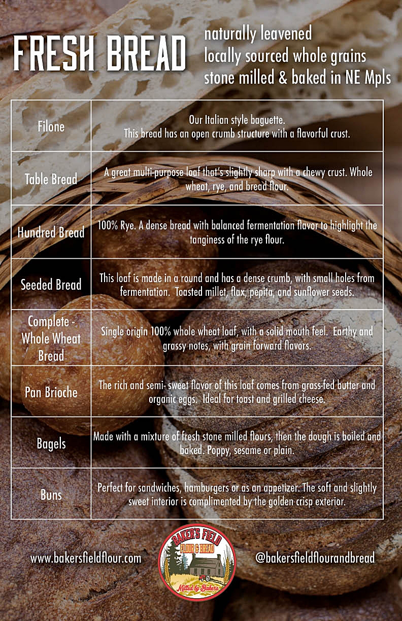 Flour & Bread — Baker's Field Flour & Bread