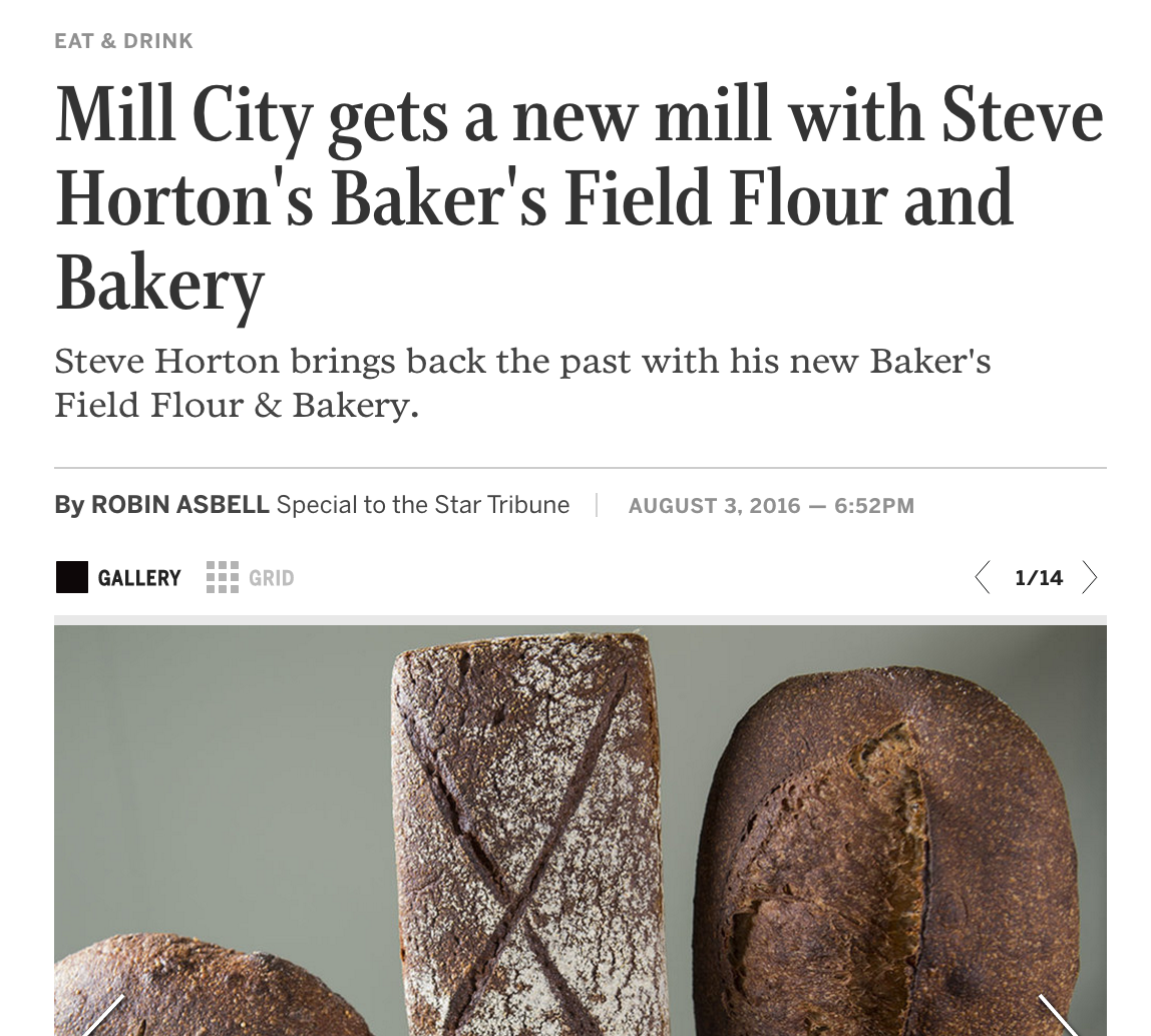 Mill City gets a new mill with Steve Horton's Baker's Field Flour and Bakery