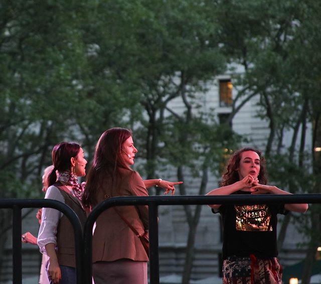 Slide 1: Going to Denmark for a girl&rsquo;s weekend with your BFFs Rose and Hamlet!

Slide 4: Learning that BFF Hamlet is a murderer #smdh

HAMLET in Bryant Park with @thedrillingcompany, Th-Sat this week and next, 7 PM. Free!