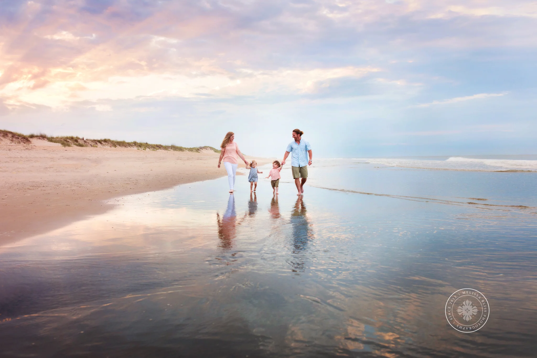 Virginia Beach Photographers Sunset Family Mini Session — Melissa