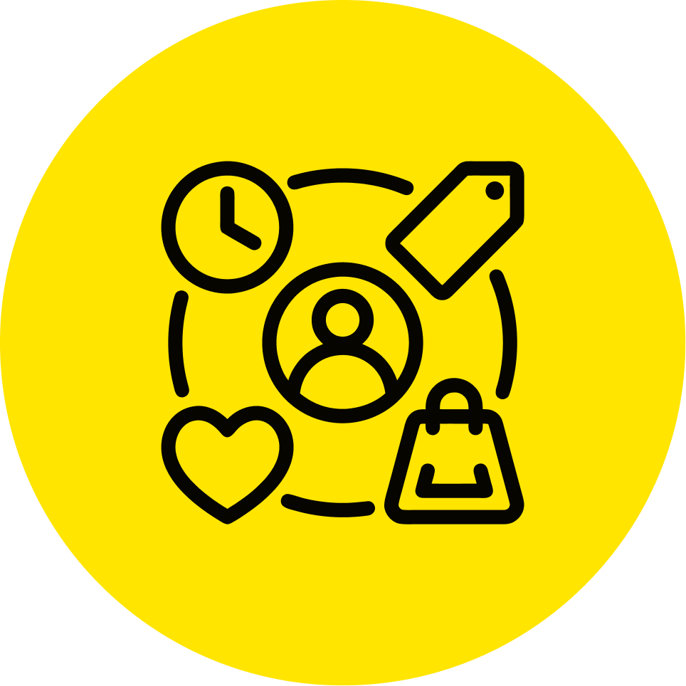 Audience segmentation icon