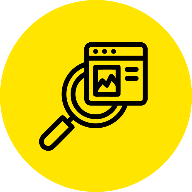 Clipart of two hands shaking inside a yellow circle.