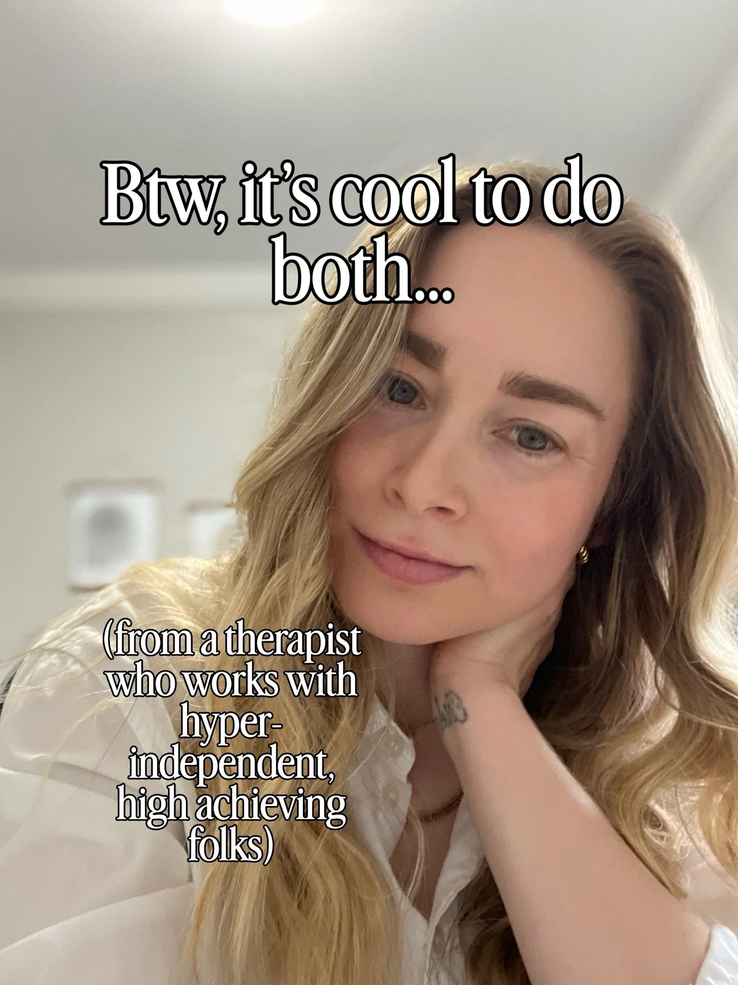 ✨ Btw, it&rsquo;s cool to do both 

(dialectical thinking 🤝 Instagram trend)