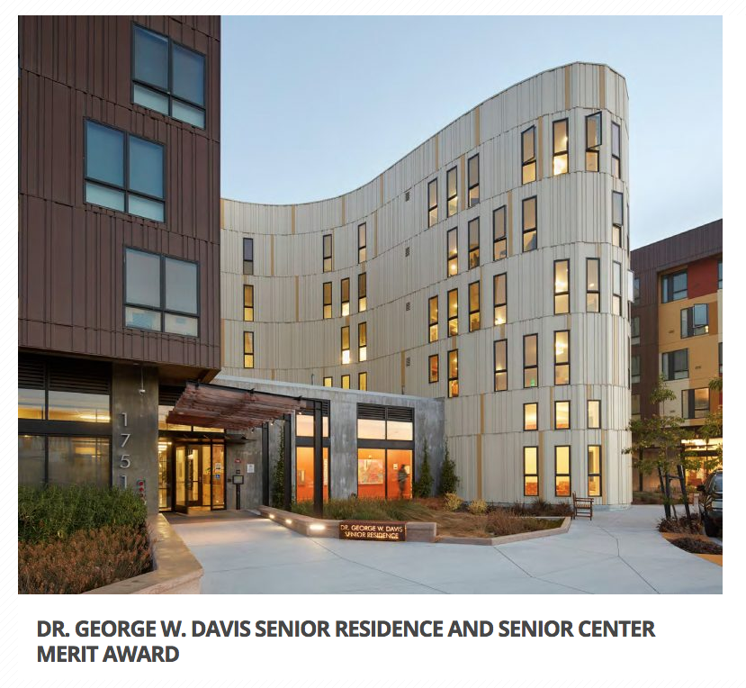 Dr. GEORGE DAVIS BUILDING WINS 2017 AIACC AWARD October 19, 2017 – The affordable senior housing recently built in Bayview by David Baker Architects has received the 2017 AIACC Residential Design Award – one of just 13 awards in the statewide program. We are honored to be included as the landscape designers on this project!