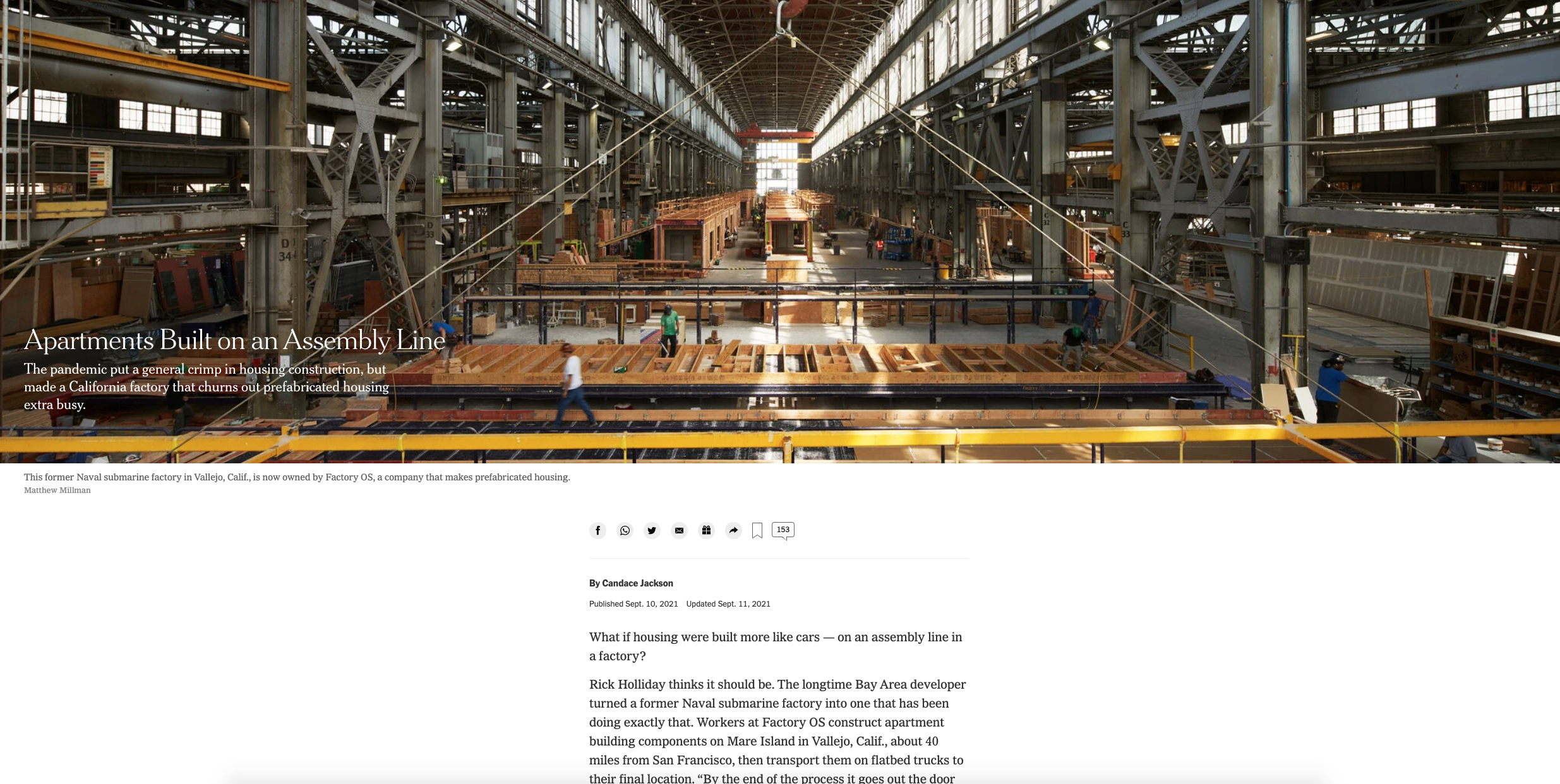 New York Times, September 10, 2021 - The Union