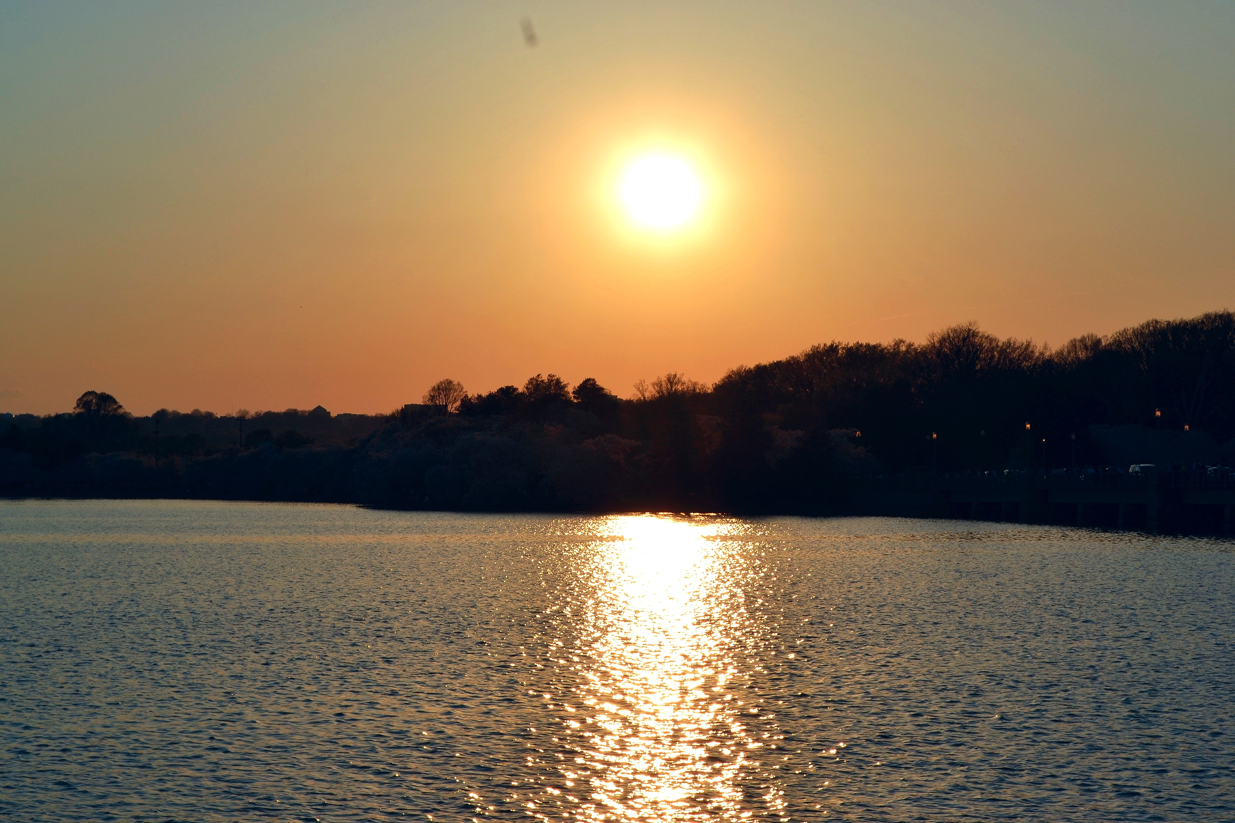 Sunset over the Potomac River