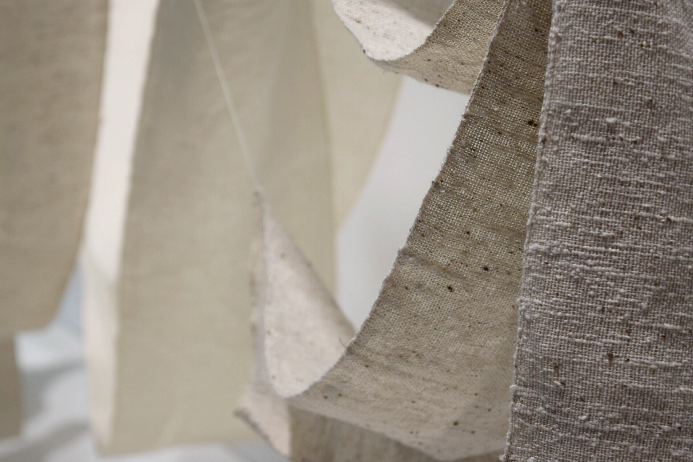  Robustness to Uncertainty detail | cotton, linen, silk | 2020 | Alternator Centre for Contemporary Art 