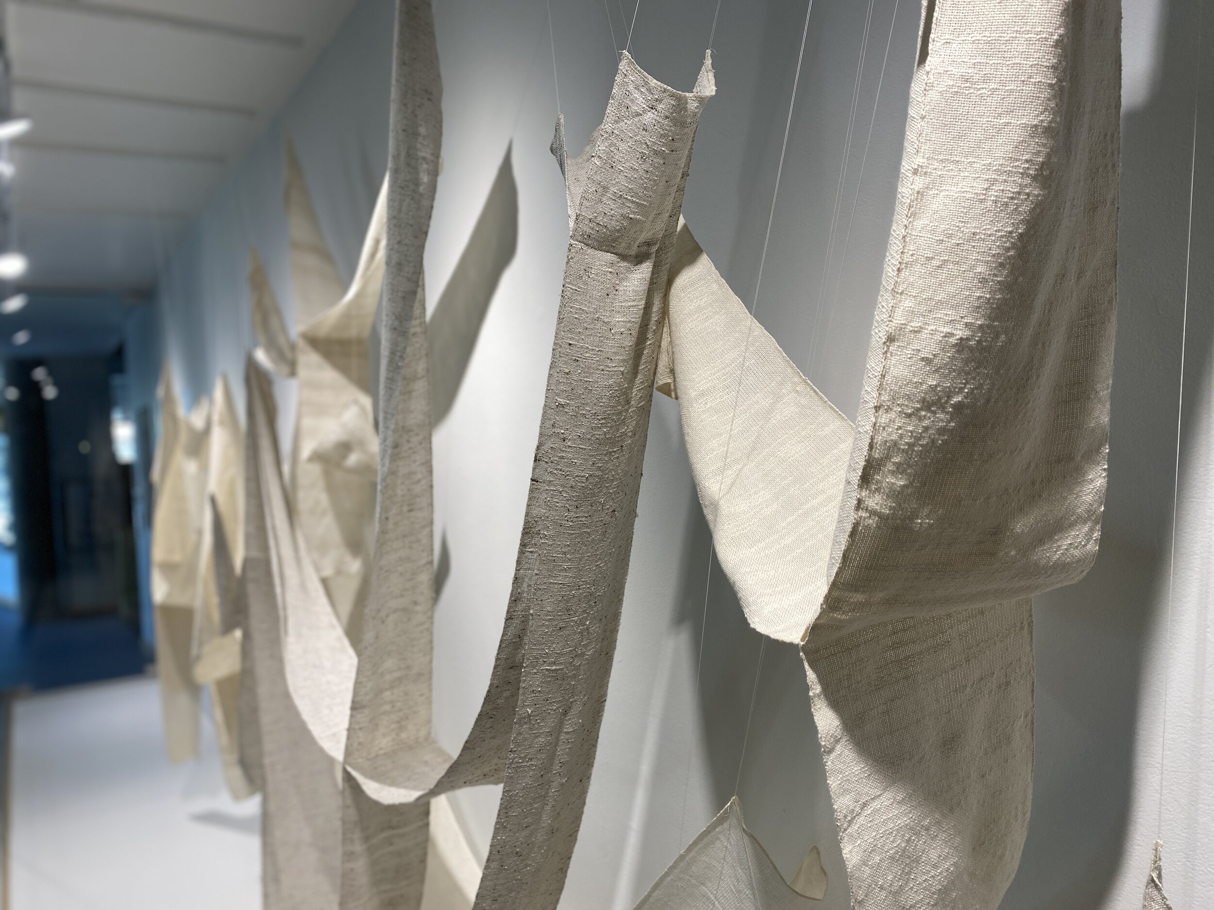  Robustness to Uncertainty | cotton, linen, silk | 2020 | Alternator Centre for Contemporary Art 