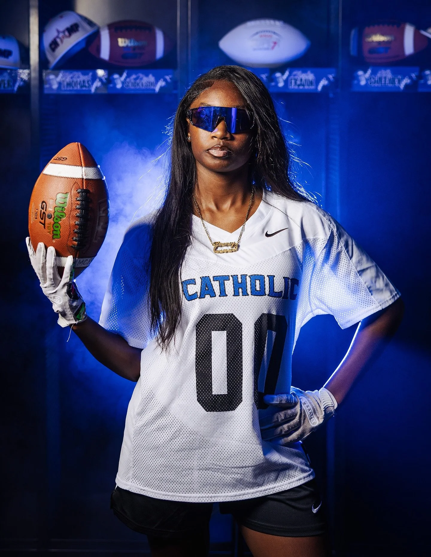 The girls of @mcflagfootball are READY🔥🏈 

#LetsGoKnights! 
#sports
#flagfootball 
#sportsphotographer 
#highschoolsportsphotography 
#gamedayinmgm