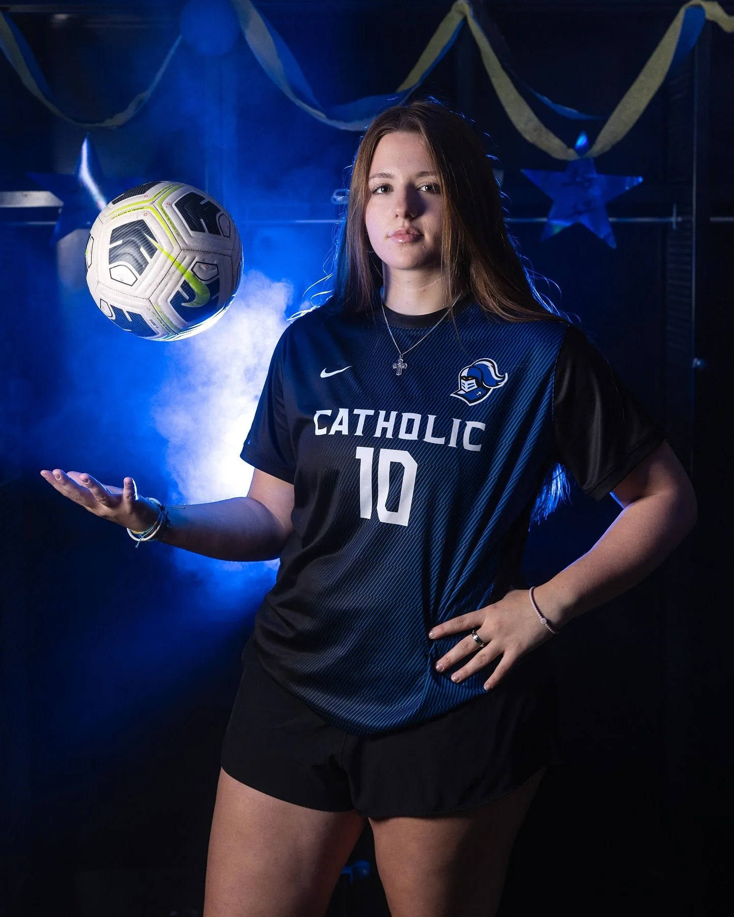 Always fun to capture the amazing young women of the @montgomerycatholicsoccer team &hearts;️⚽️