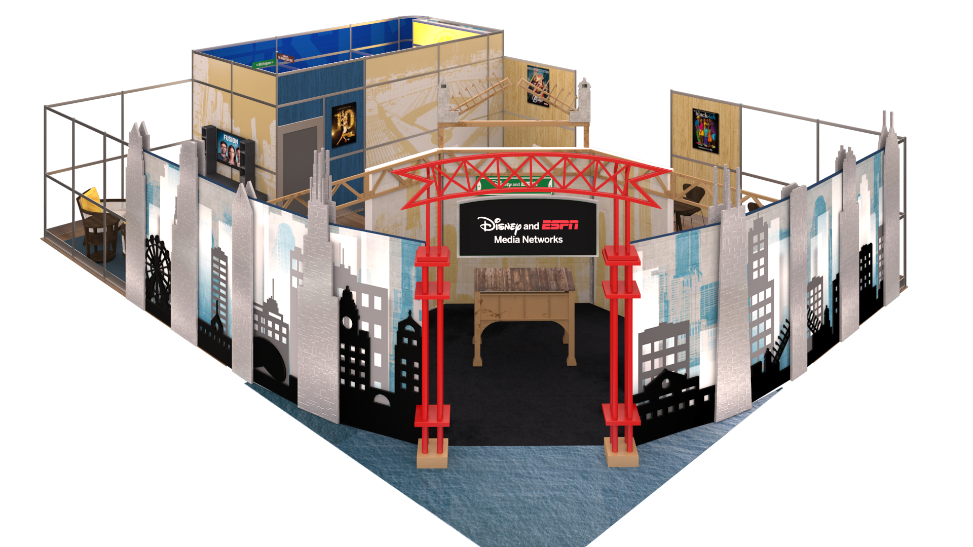 Chicago-Themed Booth Design
