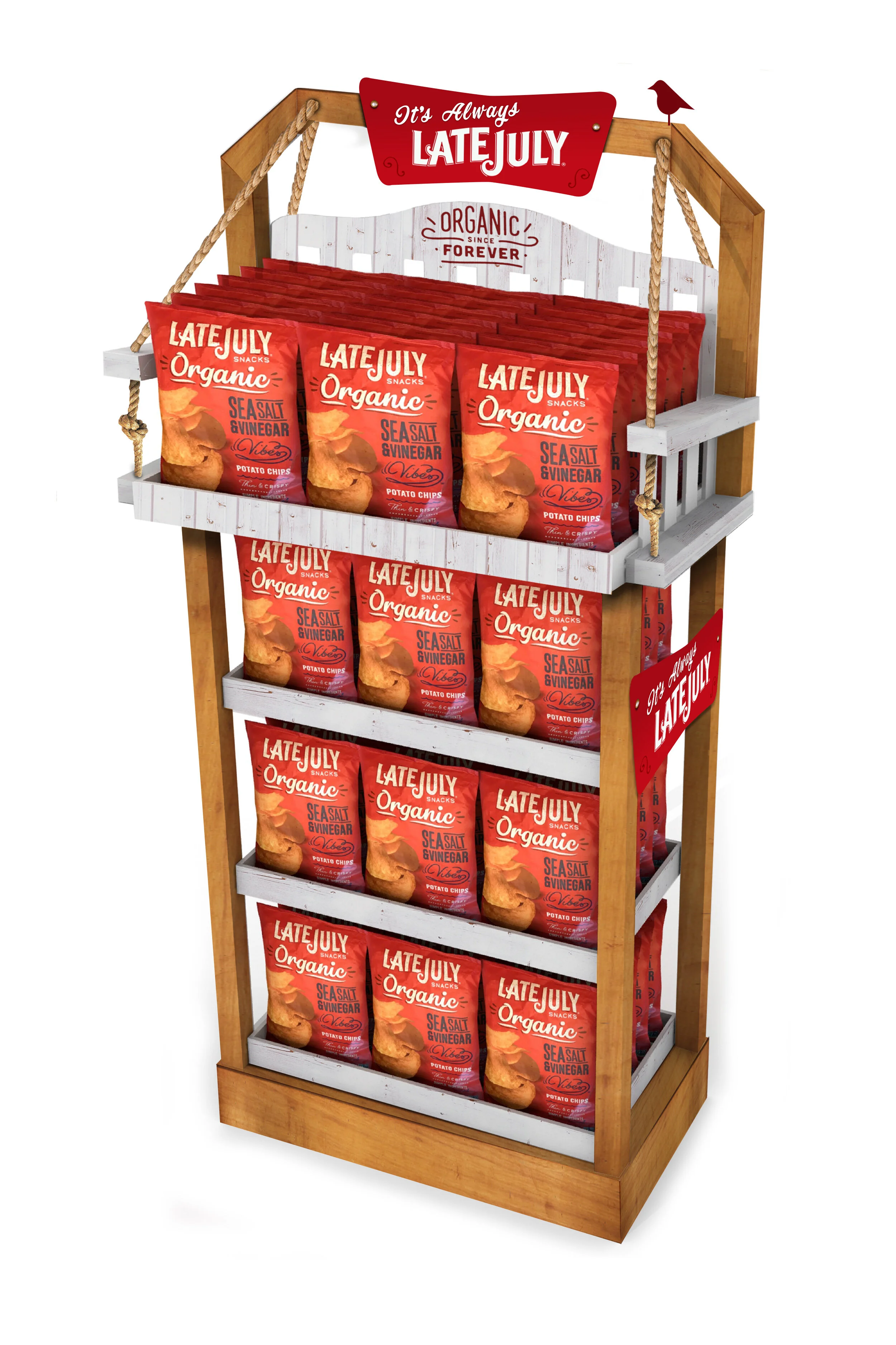 Late July Organic Potato Chip Launch - National Display Design
