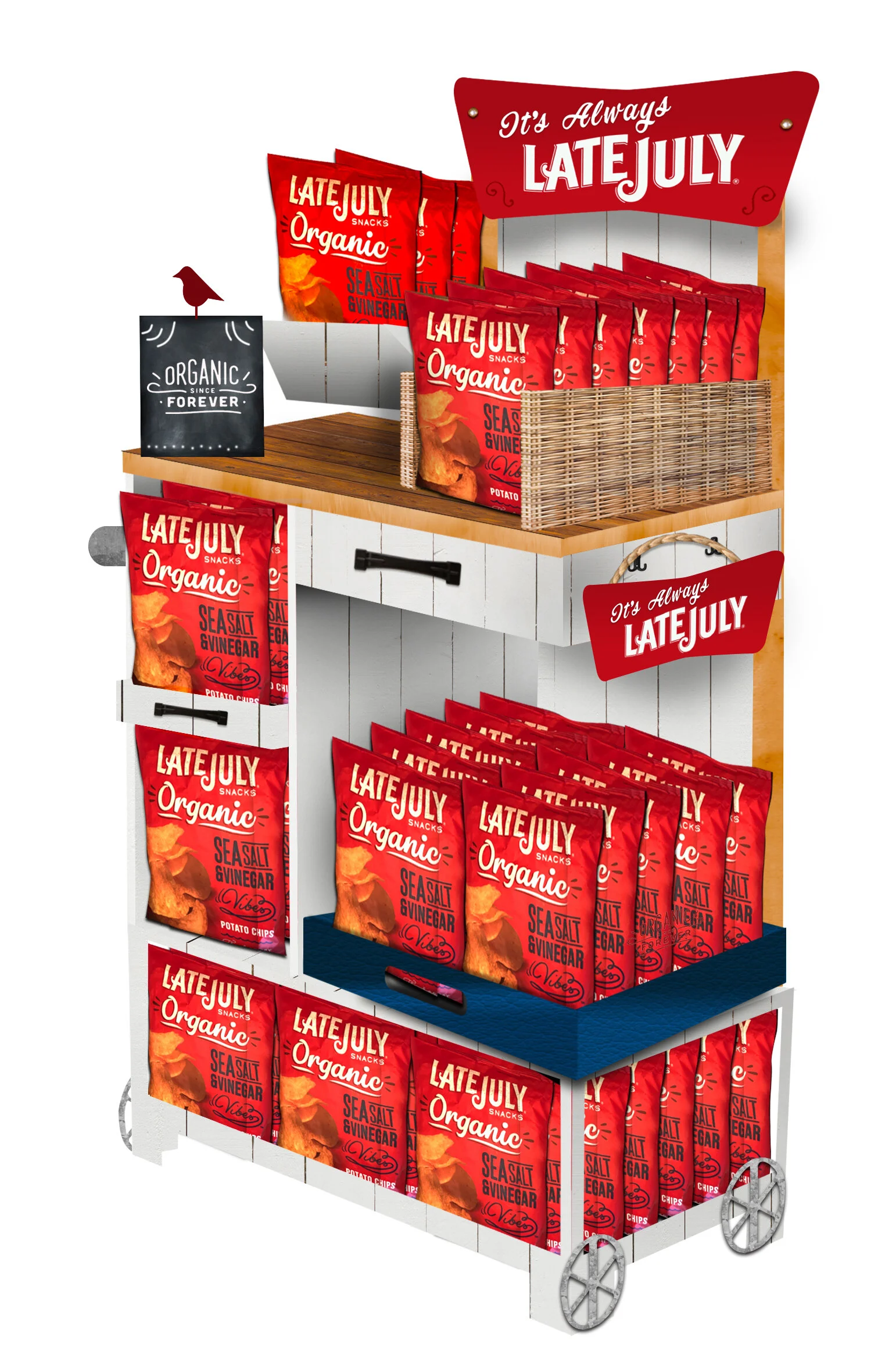 Late July Organic Potato Chip Launch - National Display Design