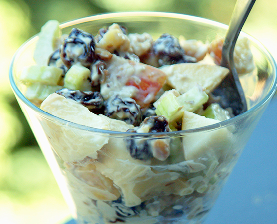 Rawldorf Salad with Avocado Mayonnaise