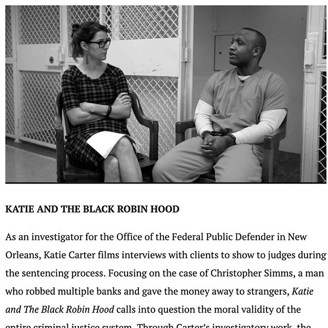 Katie and The Black Robin Hood has its New Orleans Premiere this Saturday at 4:15 at the contemporary art center thru the New Orleans Film Festival. I&rsquo;m super proud of this collaboration with Alex Giordano and Adam Sekuler. I want to thank Chri