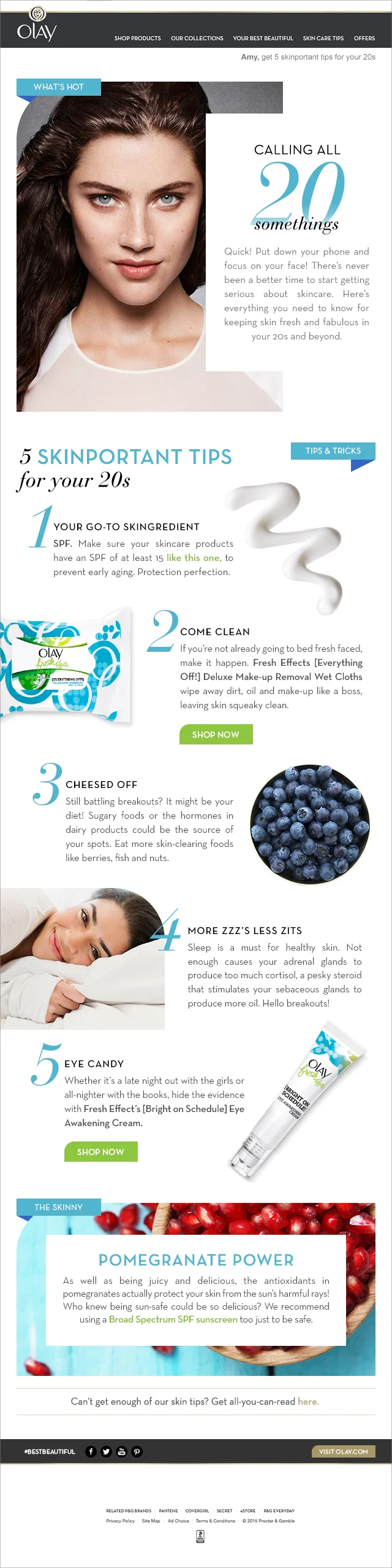 olay fresh effects eye awakening cream