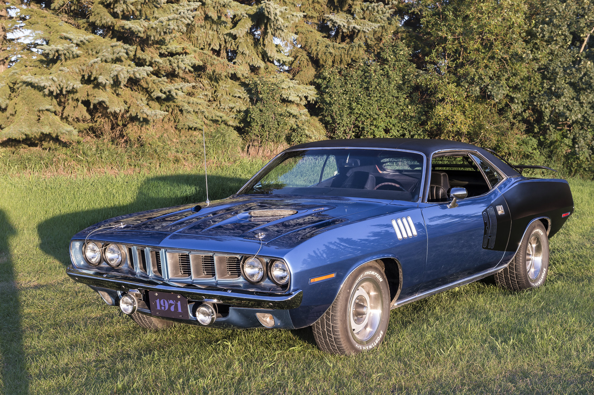 
1971 Plymouth Cuda 340 Engine with a 4 speed standard transmission. 8-3/4”Rear Diff. This car is locally owned and driven. You will see it and more at Just Kruzin Kruz nights 