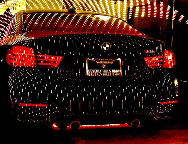 BMW M4 rear facia... different lighting! #arduino #adafruit #adafruitindustries #cardesign #lightbar #nikon #nikond5300 #longexposure #longexposurephotography #bmw #bmwm4 #silktripod #highlights #continental #continentaltires #light painting #Black_L