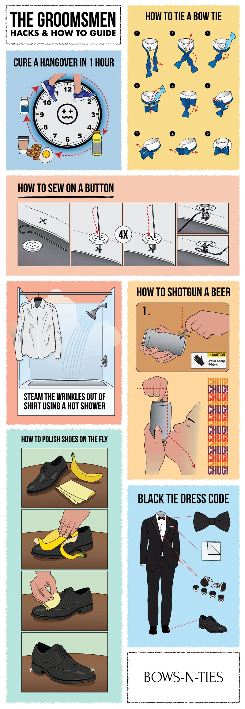 top 7 style hacks any groomsman needs to know