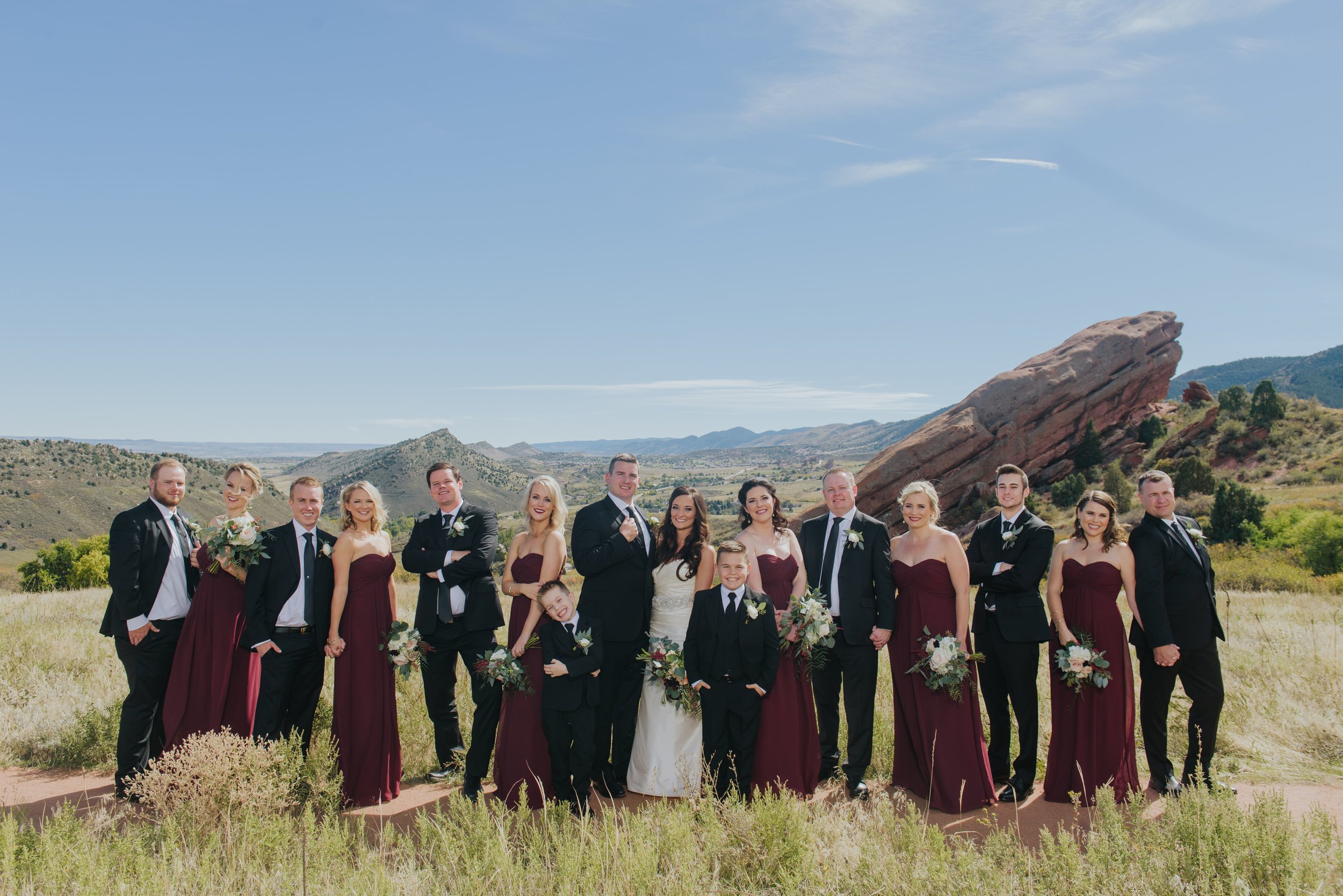 red rocks wedding