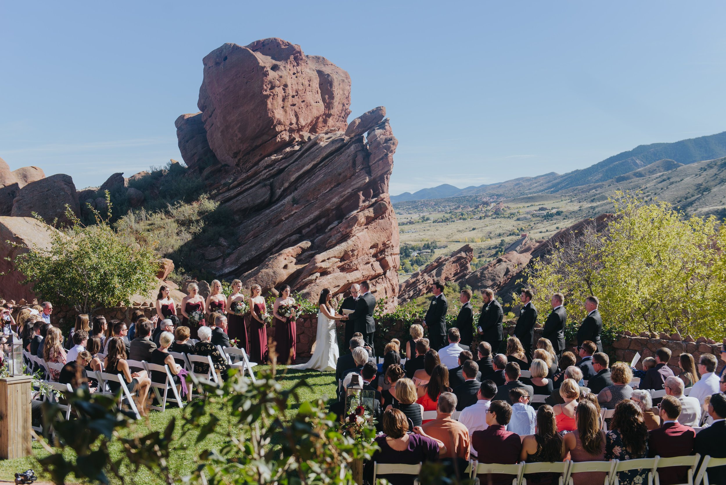 red rocks wedding