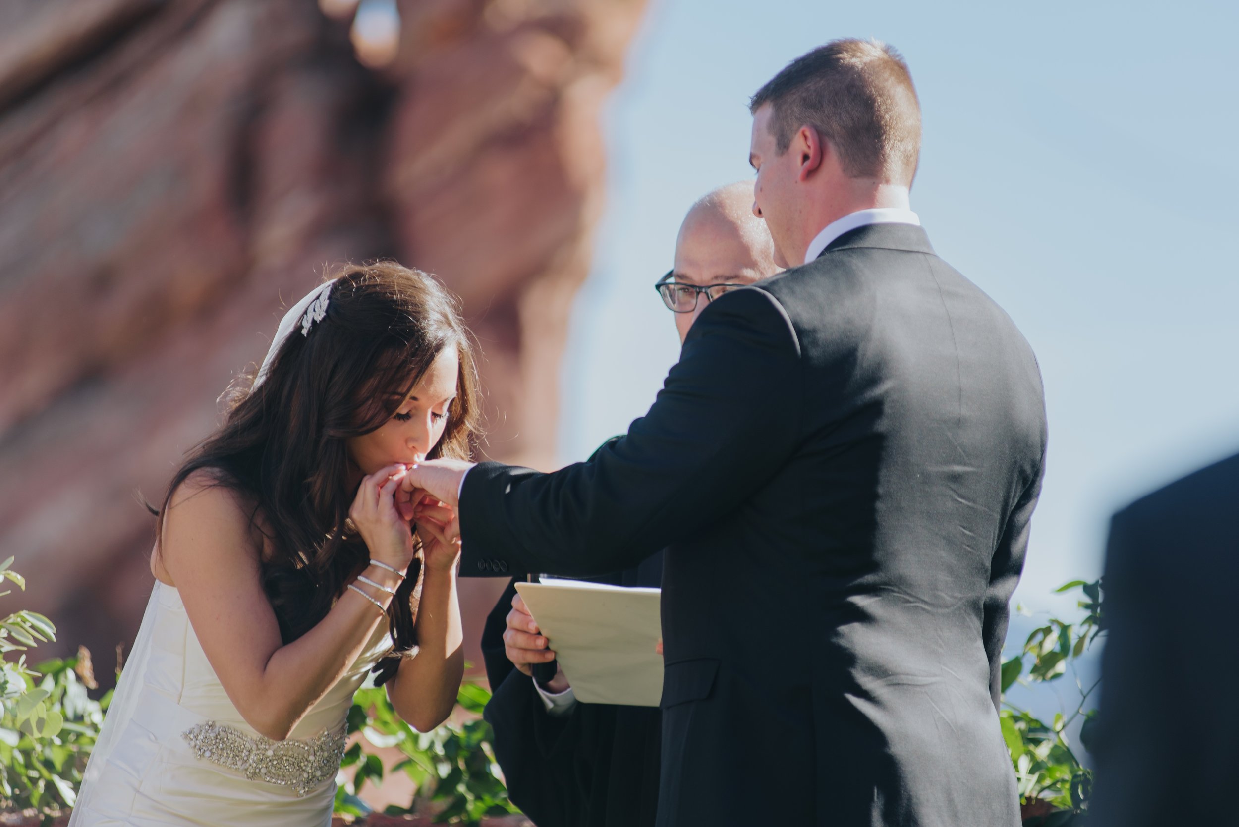 red rocks wedding