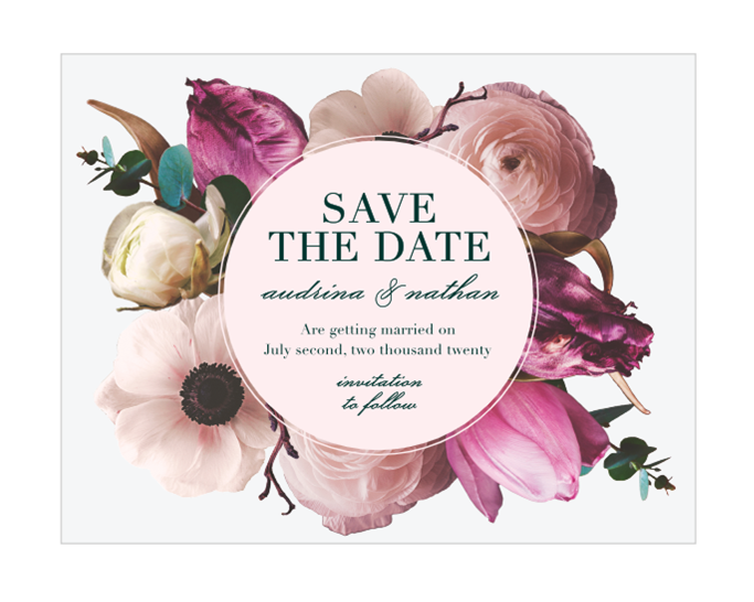 Basic Invite Simple Save The Date Photo Cards