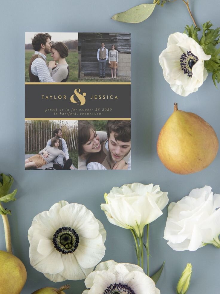 Basic Invite Simple Save The Date Photo Cards