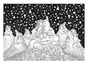 Lovers 8.5" x 11" print
