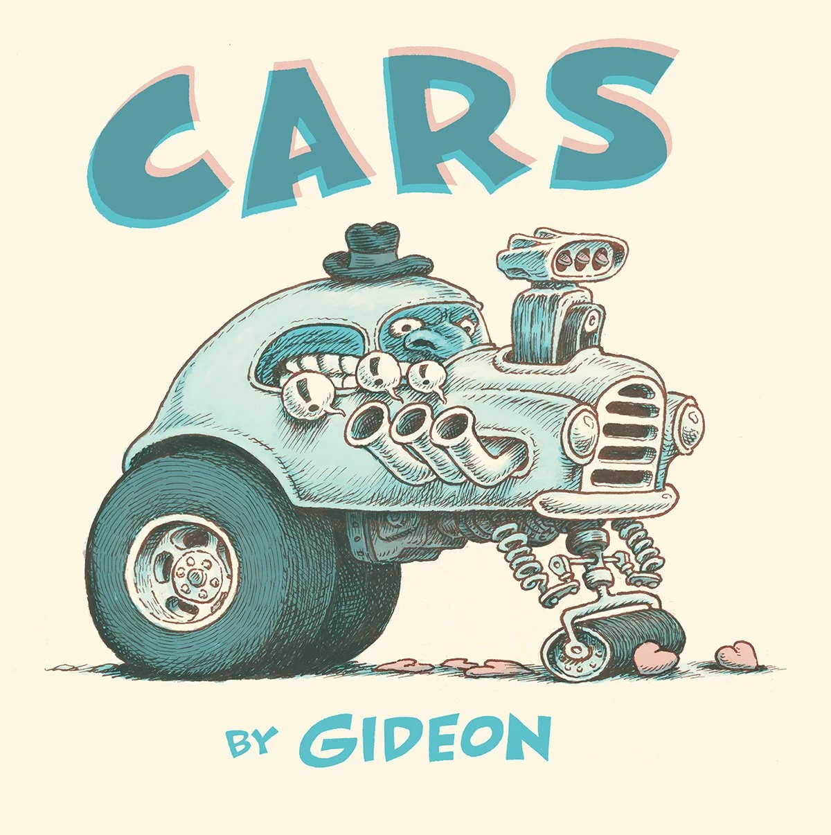CARS risograph mini comic