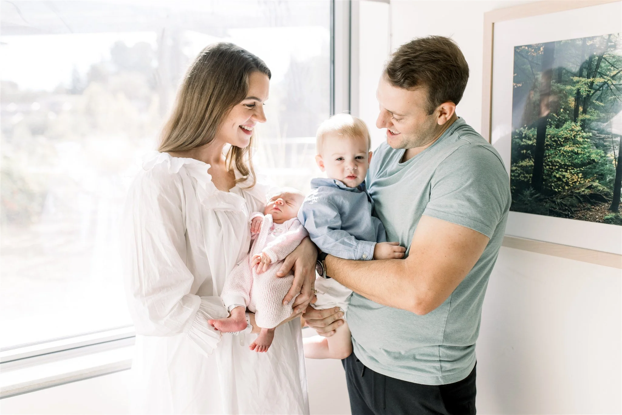 Family of four in John Muir Hospital