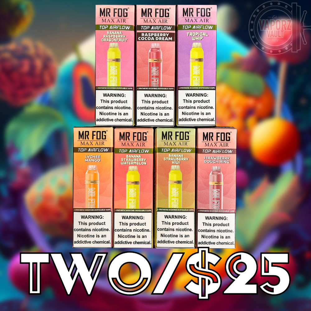 elf bar vape uk MR FOG MAX AIR 3000 PUFFS - Crumble Dream main image 1