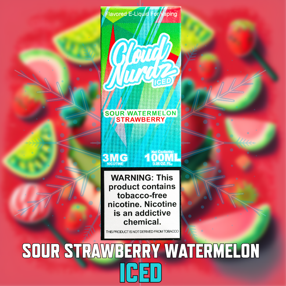 Vaporz Vault-Sour Watermelon Strawberry ICED