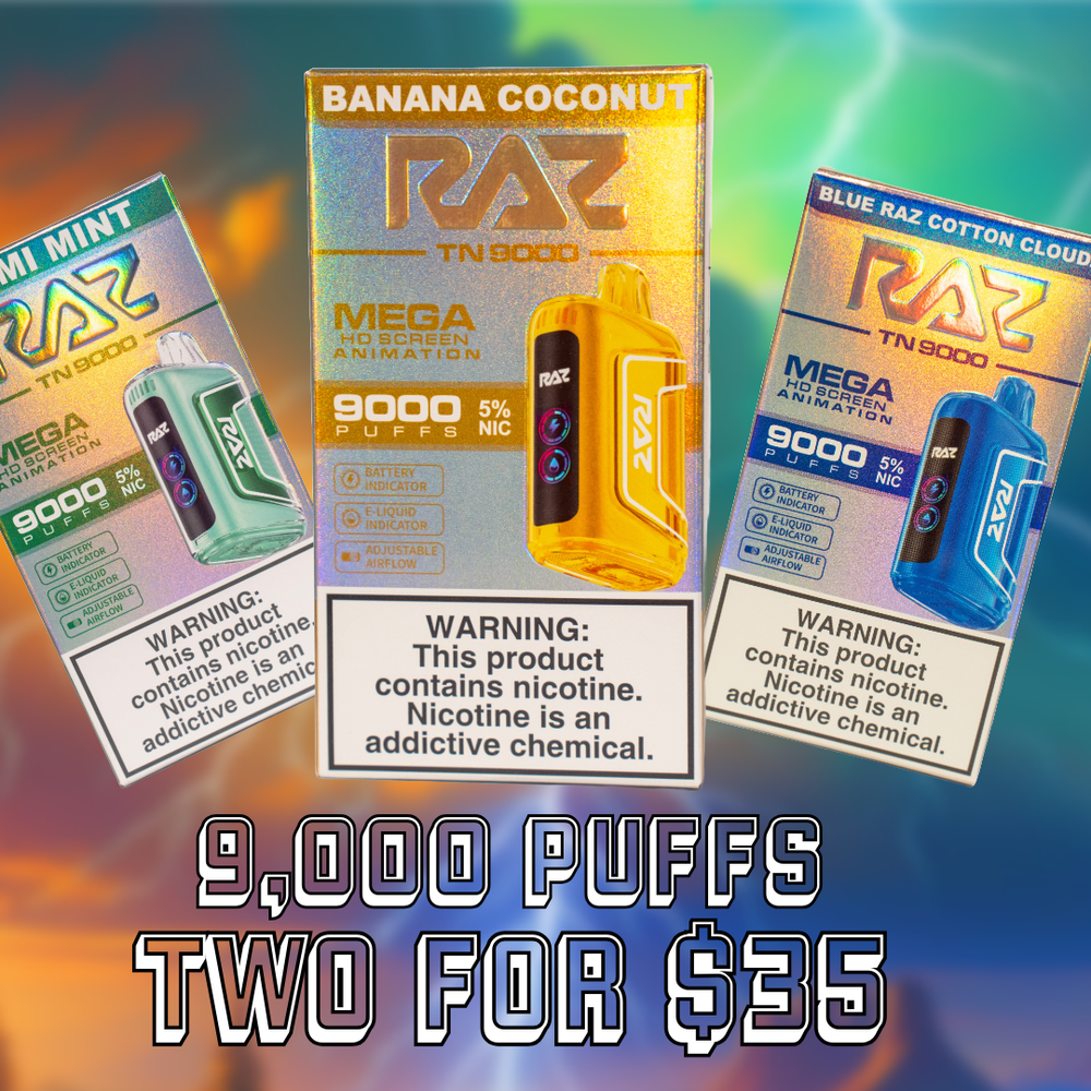 elf bar vape uk Vaporz Vault-Raz TN 9000 Puff