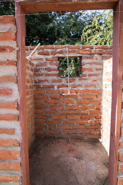 Ranger station's outside toilet and showers