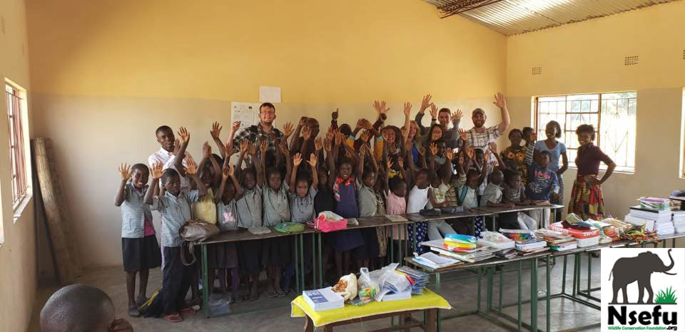 Chabwela students with NAU Staff & Students